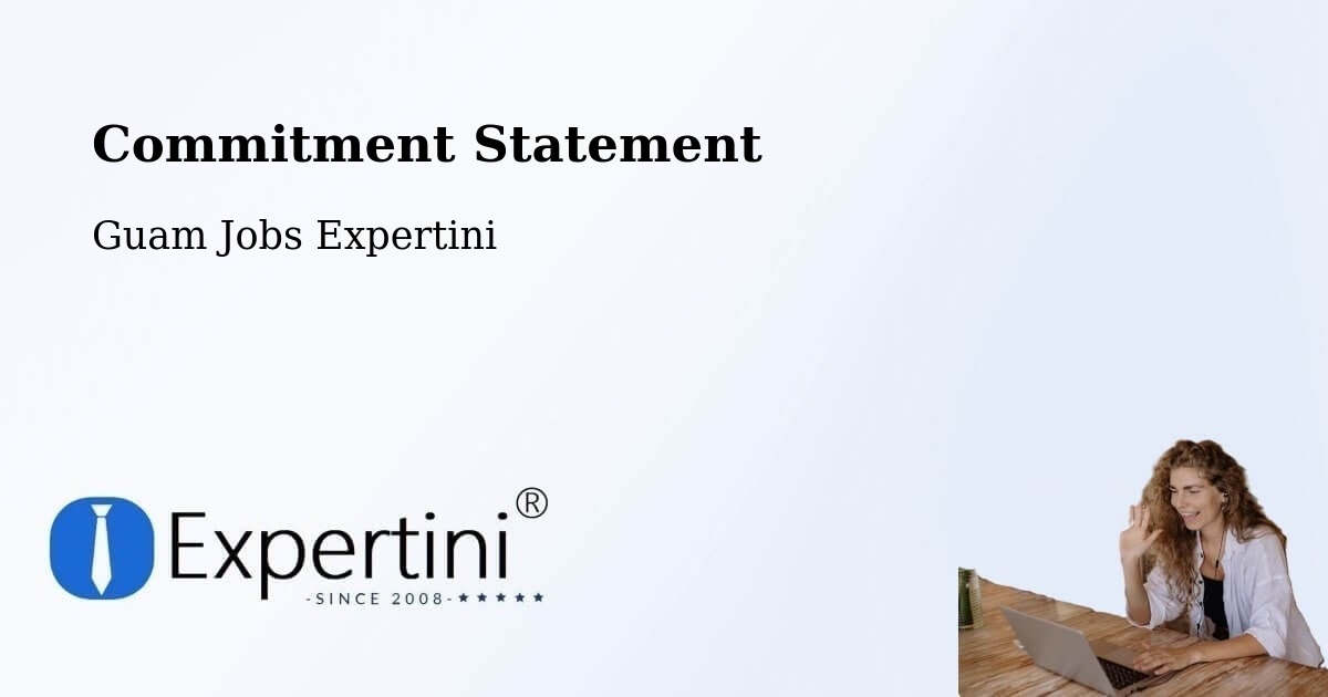 Commitment Statement - Guam Jobs Expertini